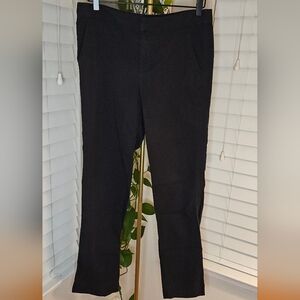 Marc By Marc Jacobs Black Pinstripe Trousers